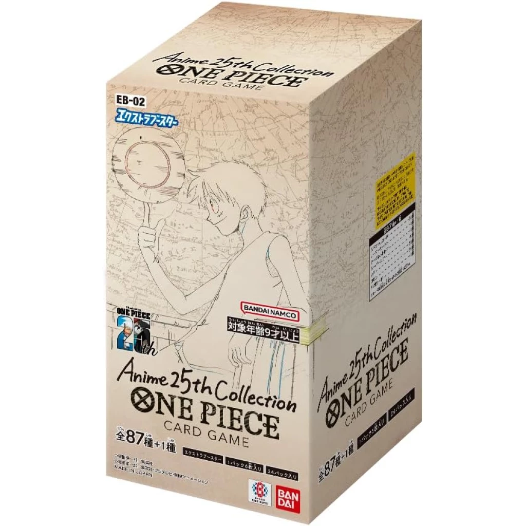 EB-02-bb-1024x1024-1.webp EB-02 Anime 25th collection Booster Box Japanese ONE PIECE CARD - Image 1