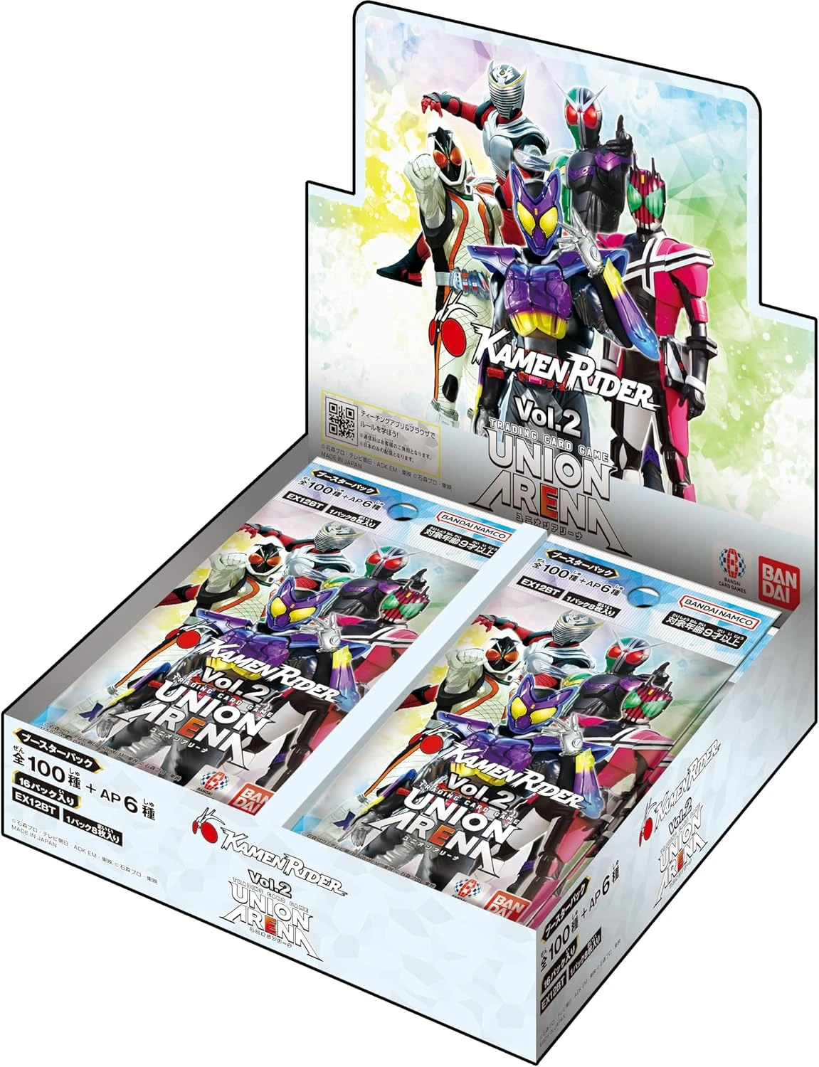 EX12BT-bb.webp UNION ARENA Kamen Rider vol. 2 EX12BT Sealed Case(16 boxes) Japanese Trading Card - Image 1