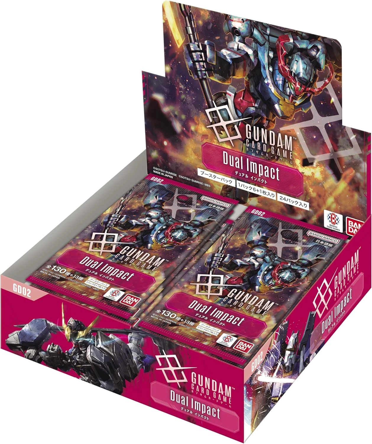 GD02-bb.webp Gundam Card Game booster GD02 Dual Impact Japanese Trading Card - Image 1