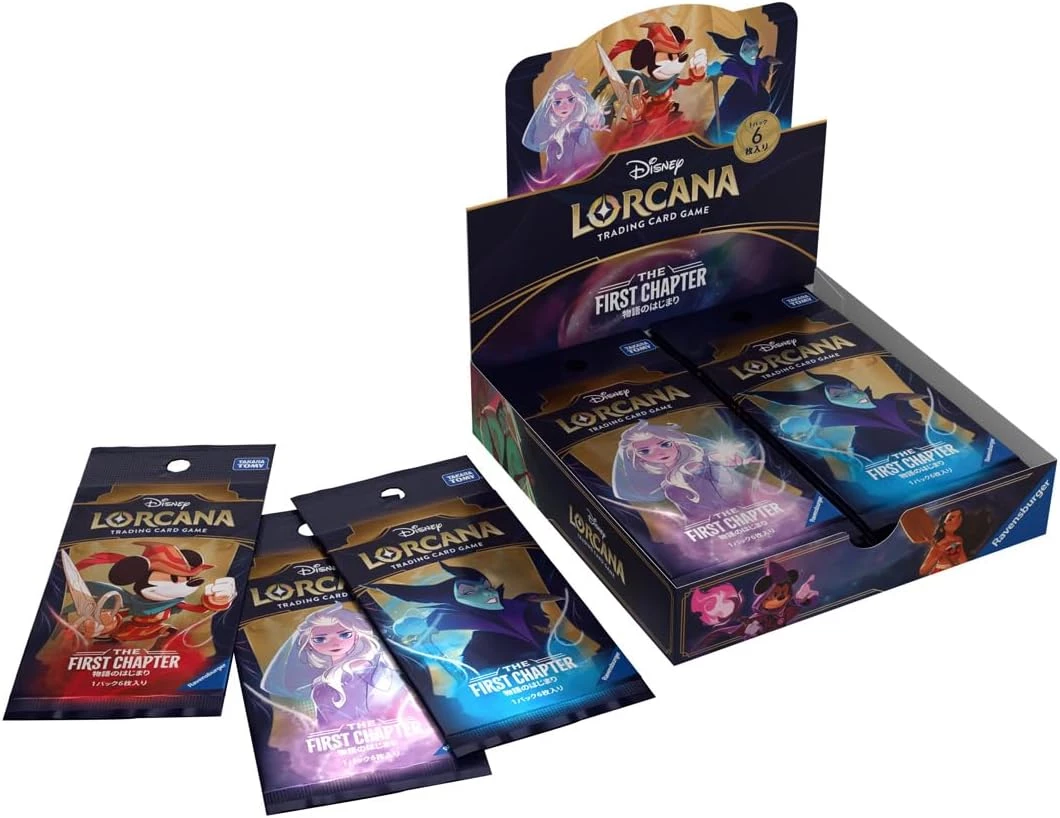 Lorcana-01-bb.webp Disney Lorcana TCG Japanese Edition Booster THE FIRST CHAPTER : The Beginning of the Story Sealed Case(15 boxes) Japanese Trading Card - Image 1