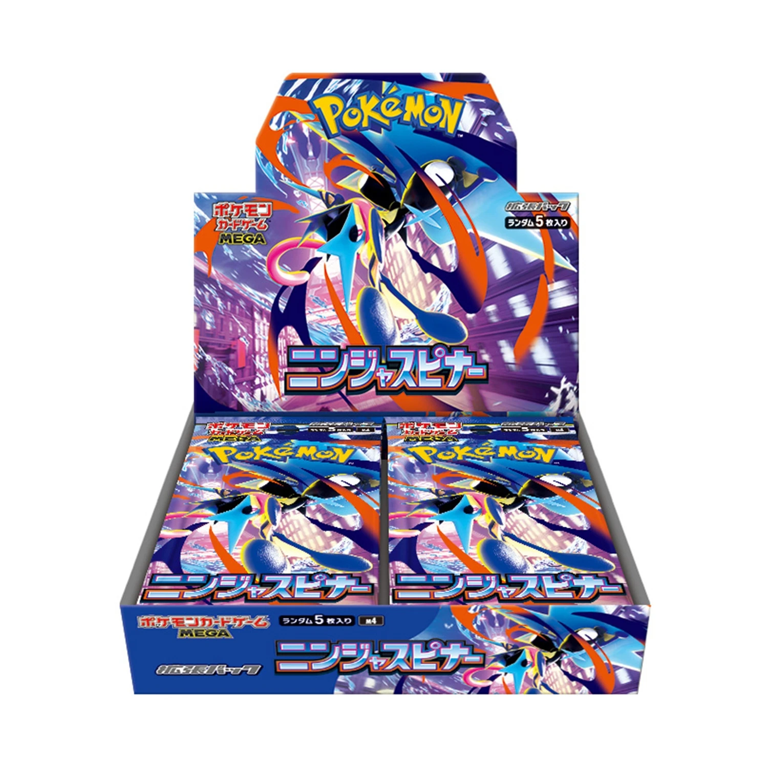 M4-bb.webp M4 Ninja Spinner booster box Japanese Pokemon Card - Image 1