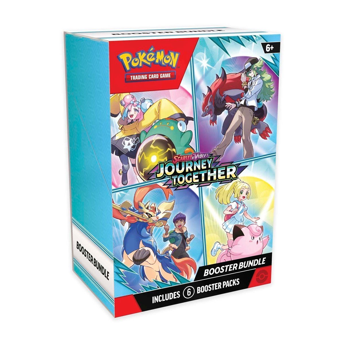 P10344_100-10341_01.jpg Pokémon TCG: Scarlet & Violet-Journey Together Booster Bundle (6 Packs) - Image 1