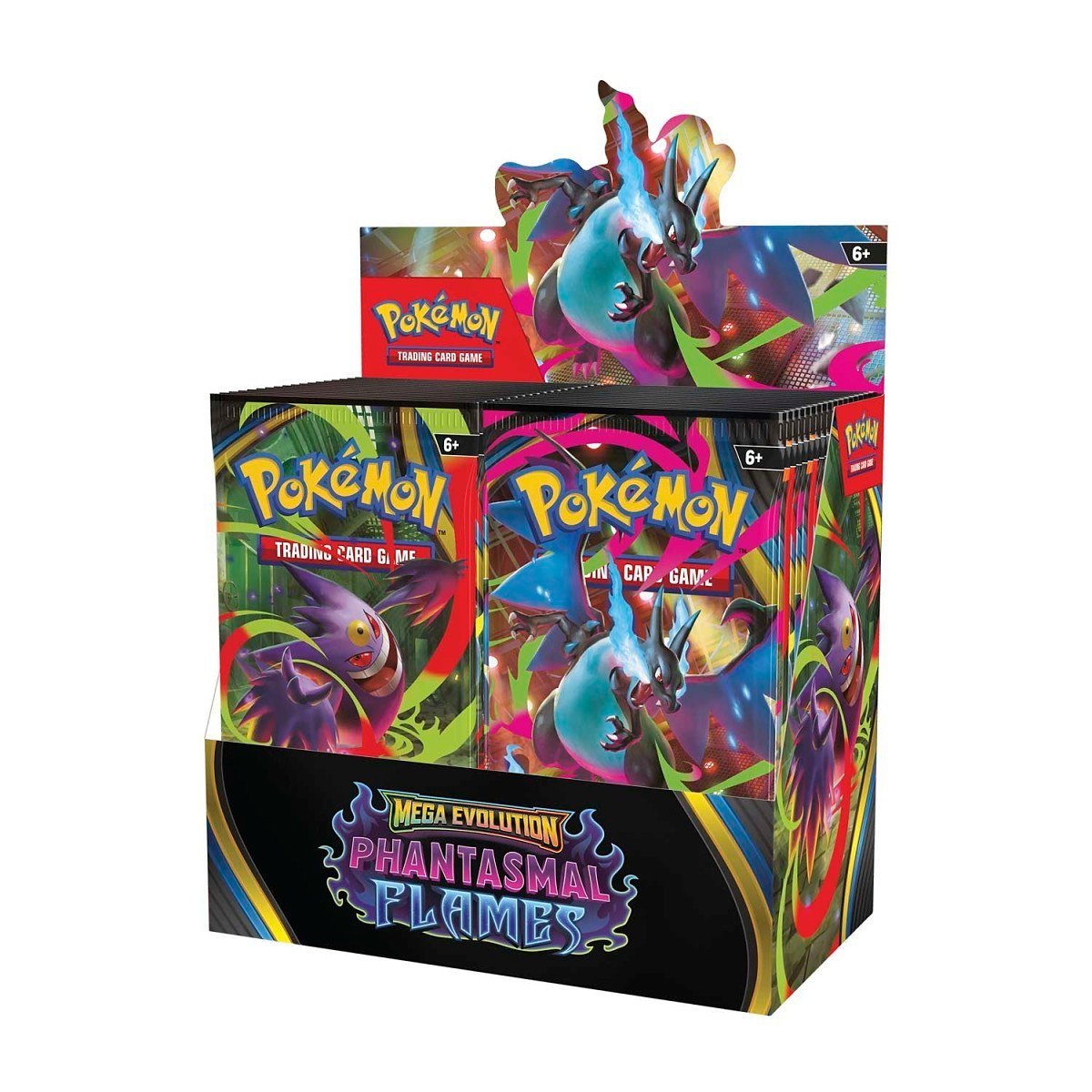 P10347_10-10190-119_01.jpg Pokémon TCG: Mega Evolution-Phantasmal Flames Booster Display Box (36 Packs) - Image 1