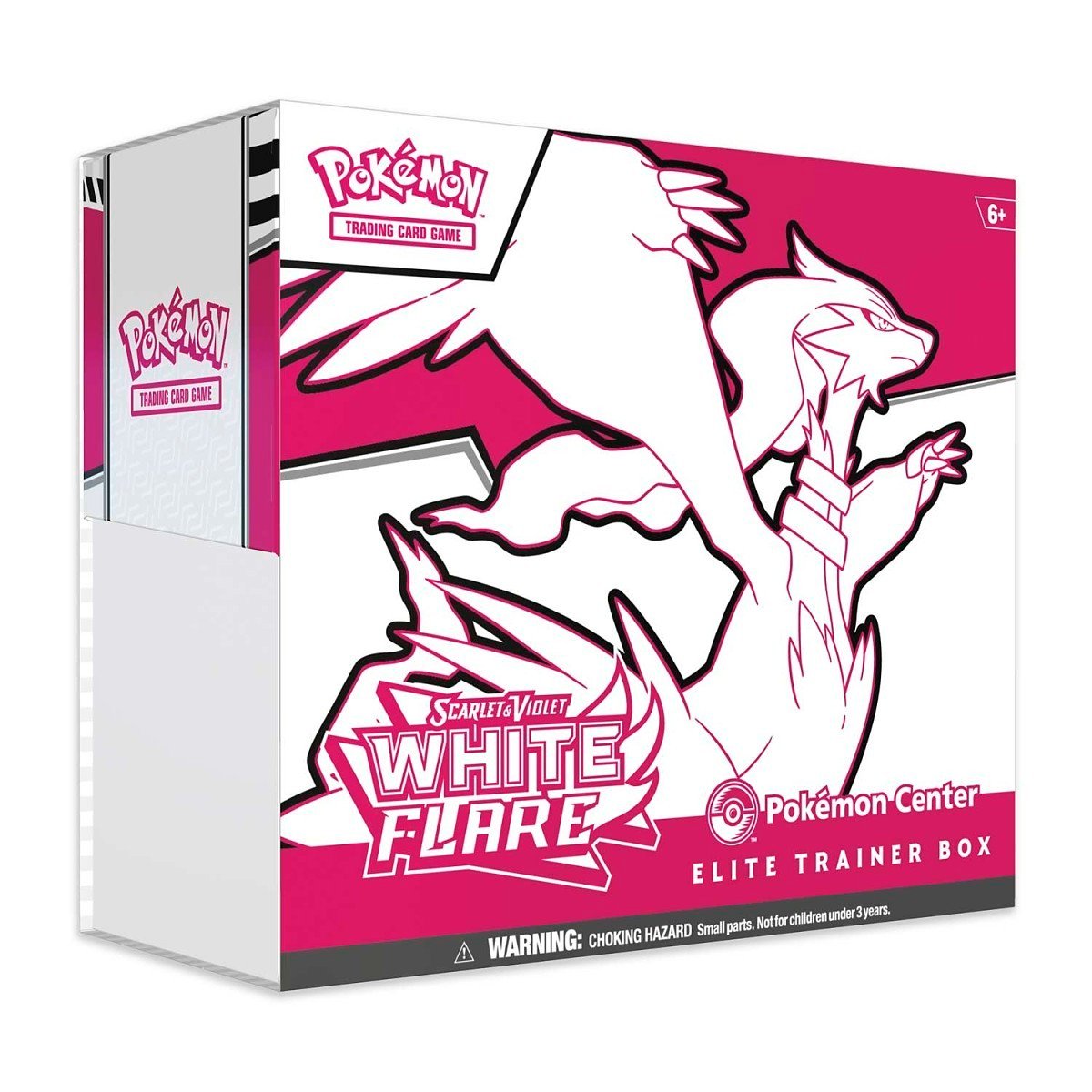 P11000_10-10037-117_01.jpg Pokémon TCG: Scarlet & Violet—White Flare Pokémon Center Elite Trainer Box - Image 1