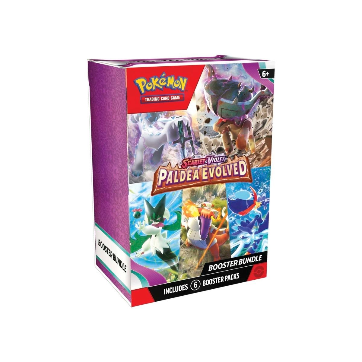 P8978_185-85362_01.jpg Pokémon TCG: Scarlet & Violet-Paldea Evolved Booster Bundle (6 Packs) - Image 1