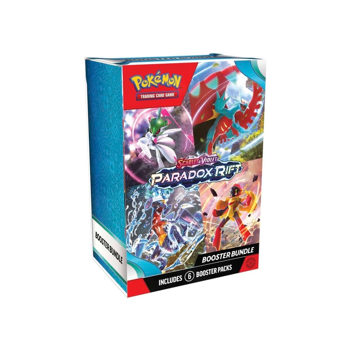 P8981_187-85412_01.jpg Pokémon TCG: Scarlet & Violet-Paradox Rift Sleeved Booster Bundle (6 Packs) - Image 1