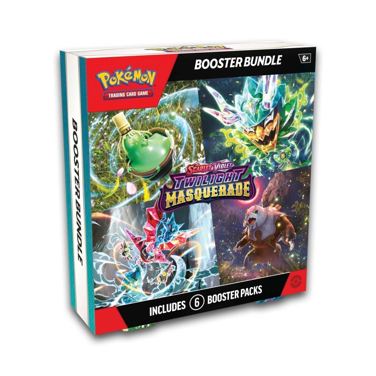 P9505_189-85398_01.jpg Pokémon TCG: Scarlet & Violet-Twilight Masquerade Booster Bundle (6 Packs) - Image 1